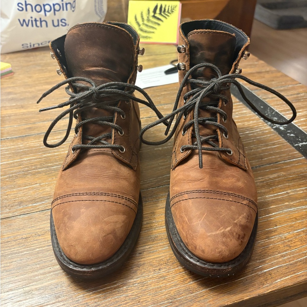Thursday Boot Company Men's Rustic Brown Lace-Up Boots